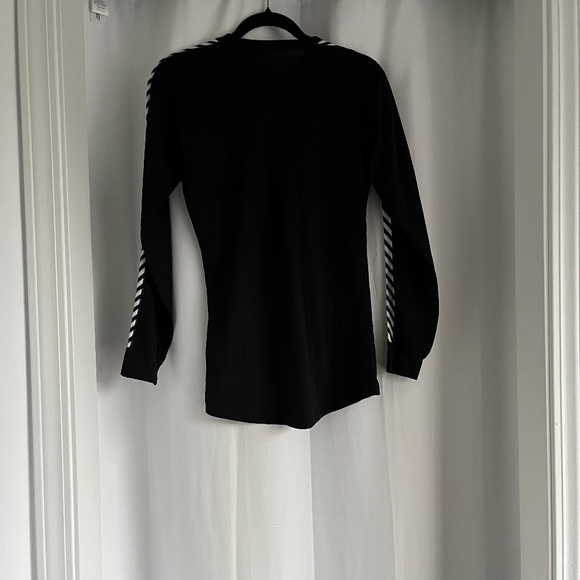 Helly Hansen Women's LIFA Active Stripe Crew Base Layer, Back + White, Large - Picture 4 of 8